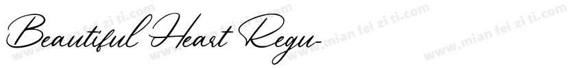 Beautiful Heart Regu字体转换